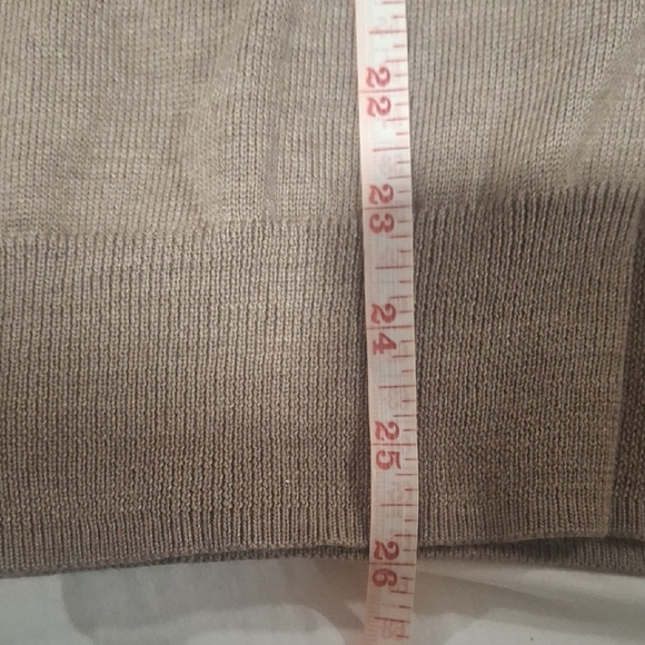 J. Crew Factory Men's Tan Crewneck Sweater Size S - Picture 8 of 8